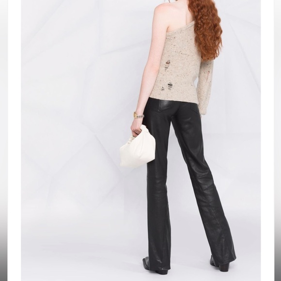 NWT Helmut Lang Distressed Wool- Blend Sweater, size L - Picture 12 of 12